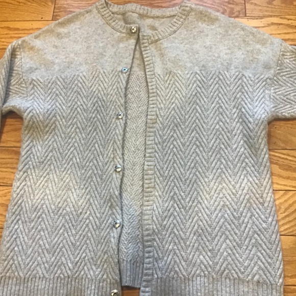 Lambswool cardigan - Picture 3 of 11